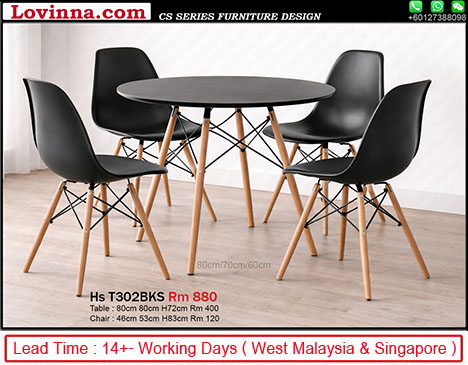 round office table with modern chairs