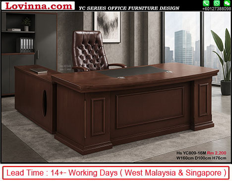 luxury wooden office desk classic design