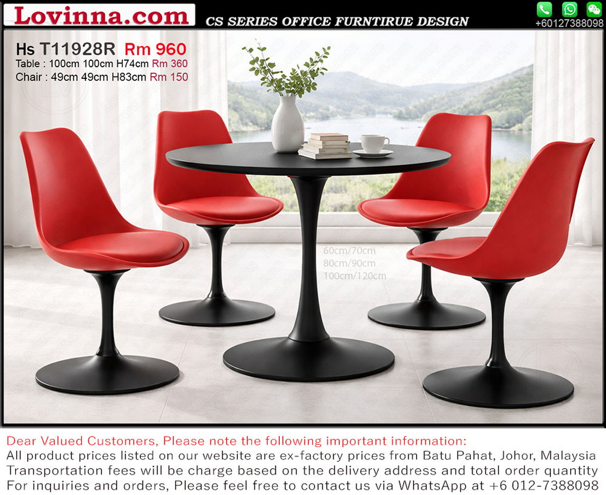 Minimalist discussion table arrangement in a bright room enhancing a peaceful atmosphere