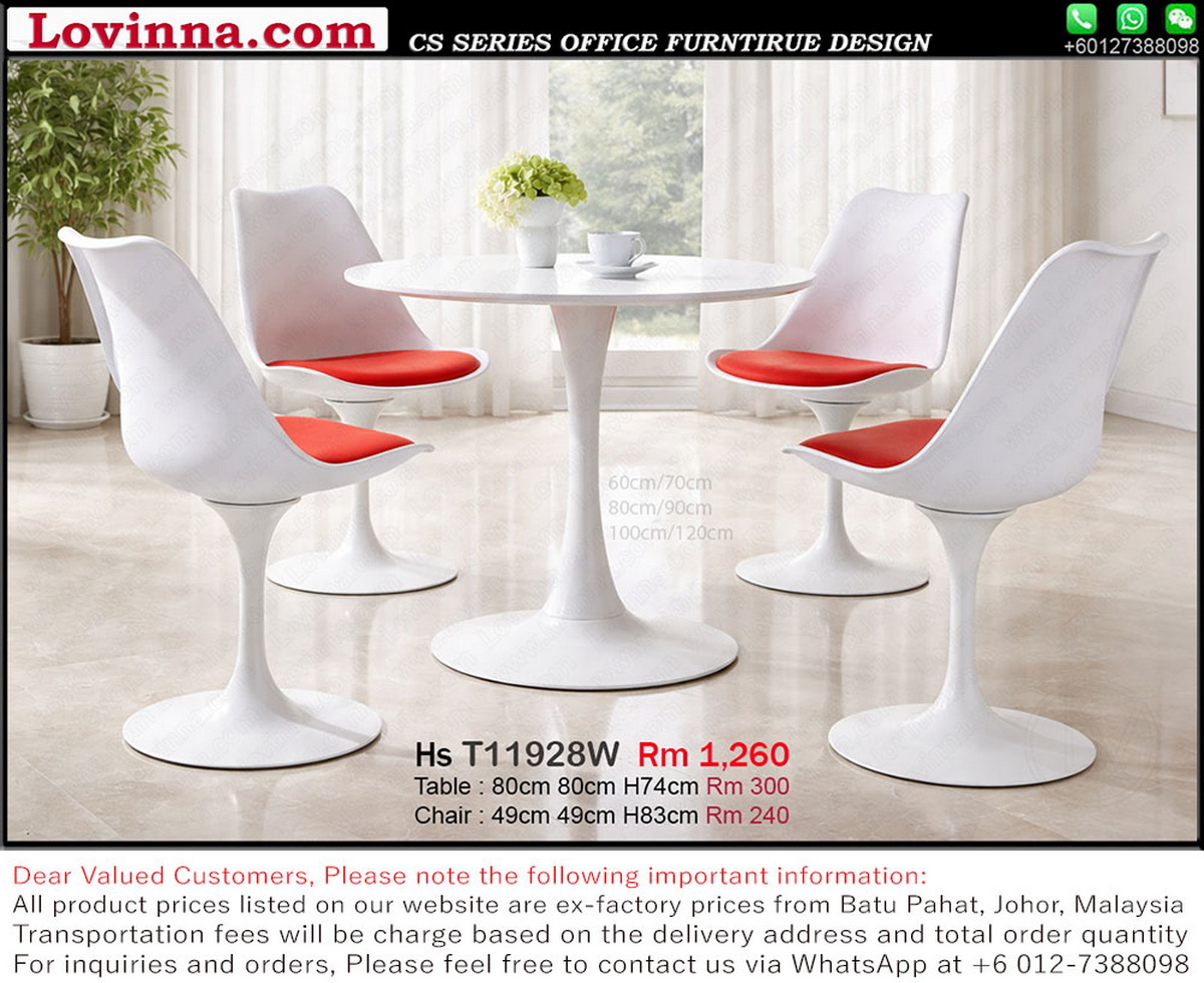 Elegant discussion table positioned in a corporate setting emphasizing professionalism and taste