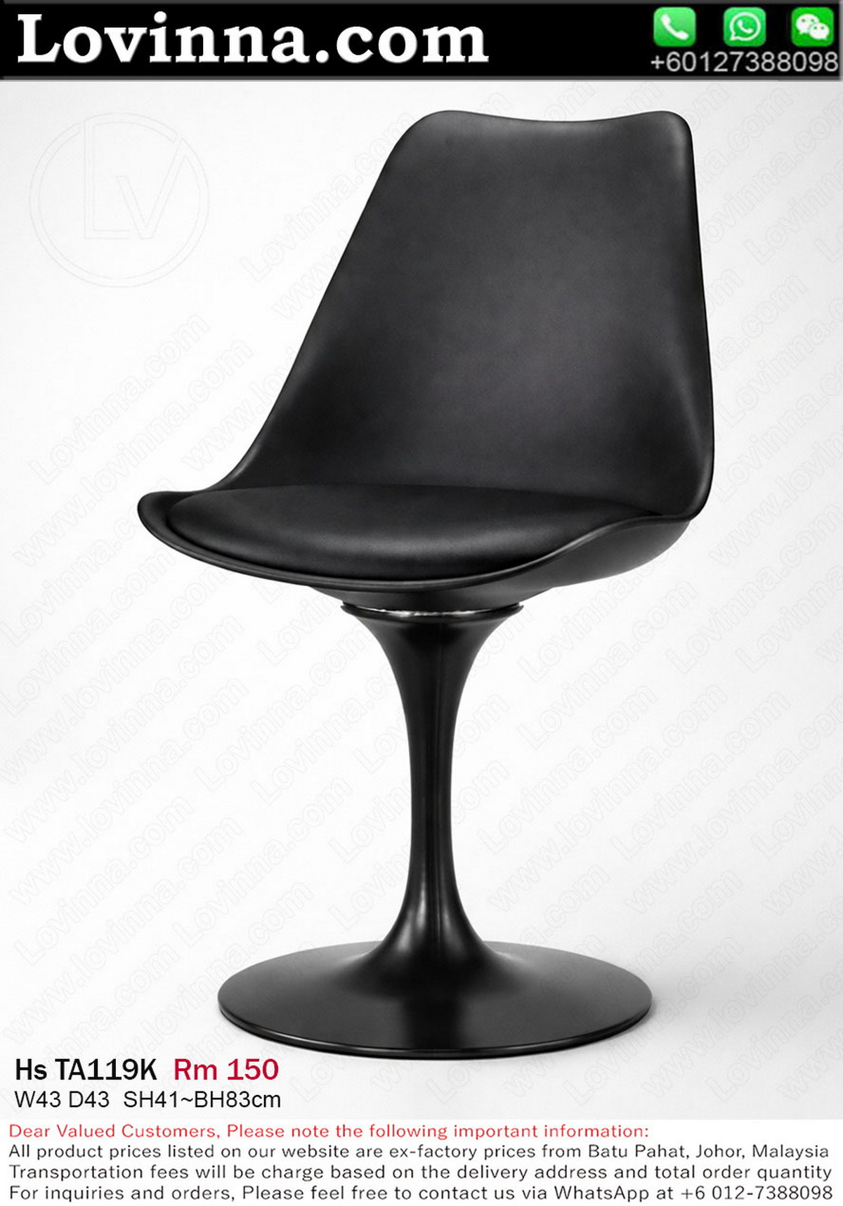 High End Minimalist Tulip Chair Creating Elegant Comfortable and Well Composed Living Environment