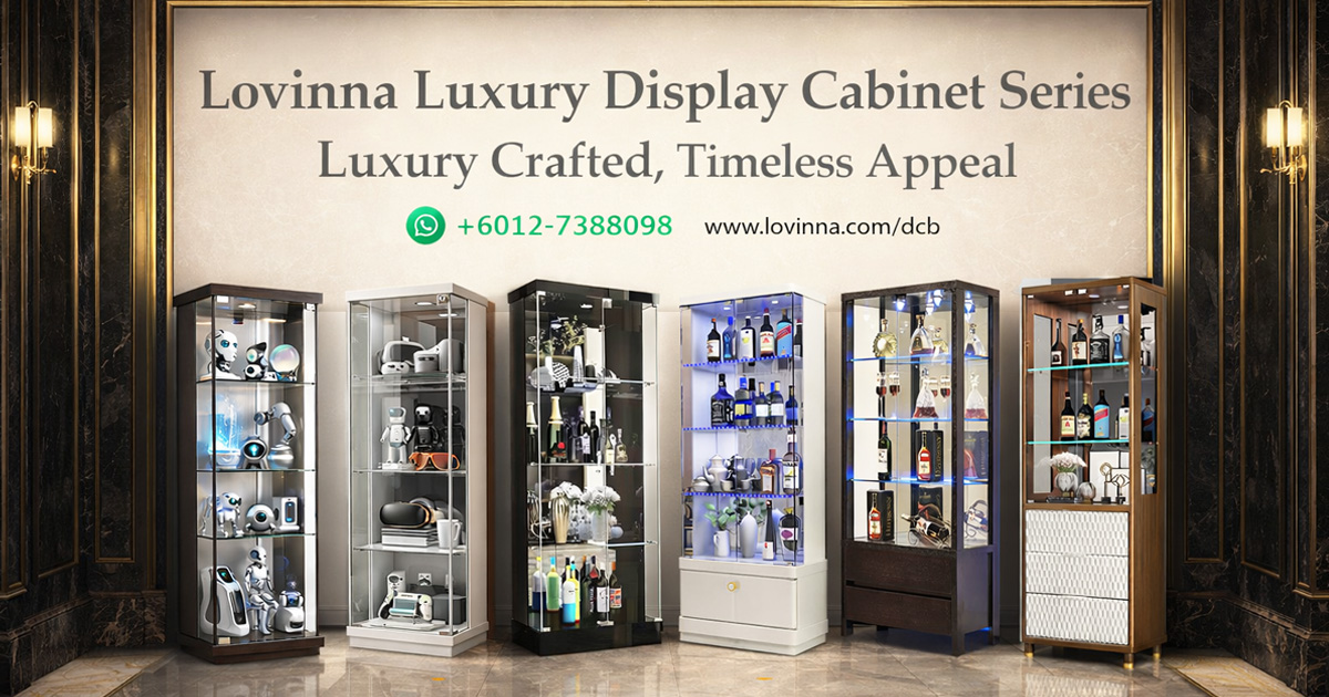 premium display cabinet for elegant living room and stylish interior space