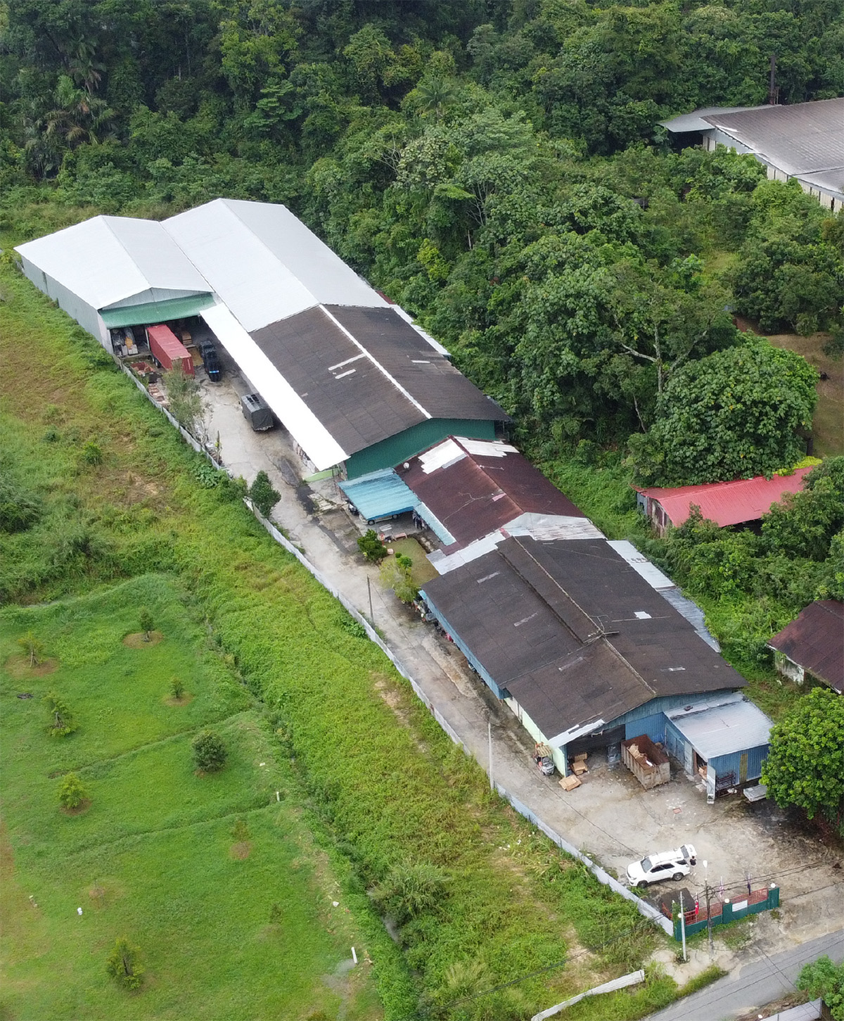 Lovinna warehouse aerial map view in Batu Pahat Johor