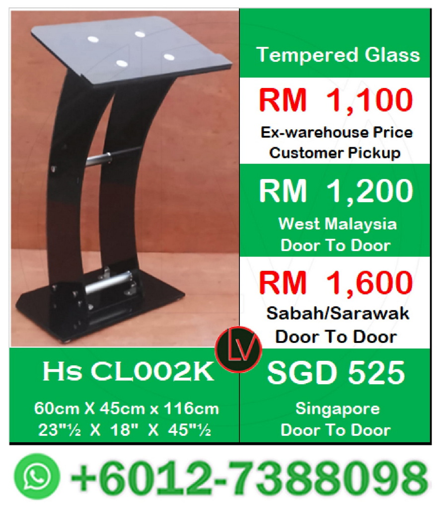 wooden rostrum  