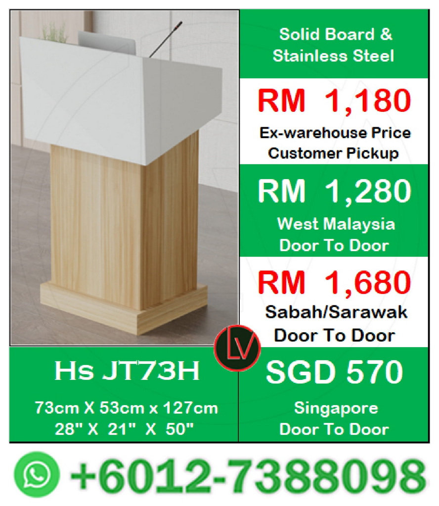 mobile podium stand  